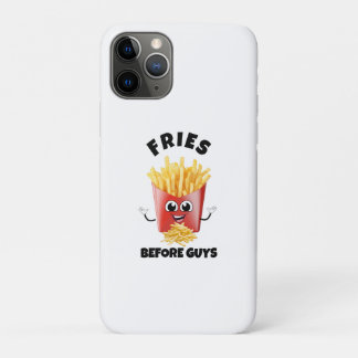 Schattigee frietjes Cartoon Hoodie & T-shirt – Gra iPhone 11 Pro Hoesje