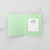 Schattigee Frog Cartoon Grappig Gezegde Froggie Ve Kaart (Binnen)