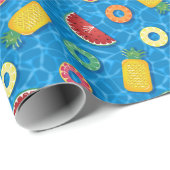 Schattigee Fruitpool Floats Cadeaupapier (Rol Hoek)