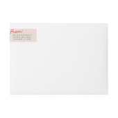 Schattigee Fun Doodles Kerstvakantie Retouradres (Voorkant)