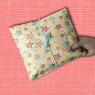 Schattigee Fun Stars voor Baby Tissuepapier