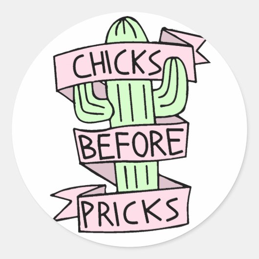 Schattigee Funny Cactus Stickers (Voorkant)