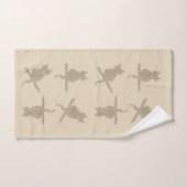 Schattigee Funny Cats Badhanddoek Set Bad Handdoek (Handdoek)
