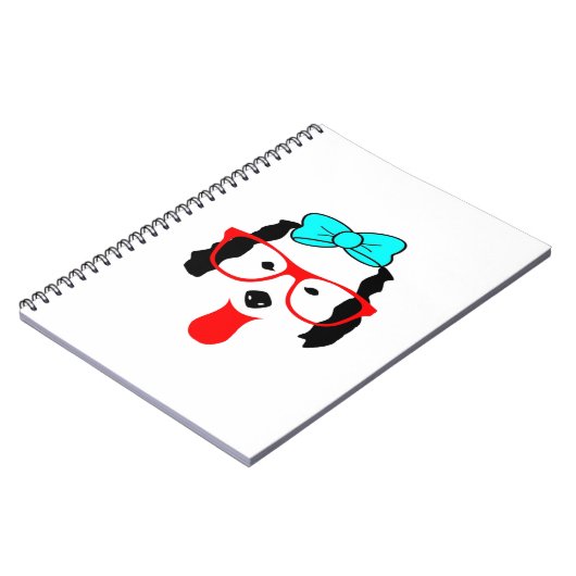 Schattigee Funny Dog Head Drawing Notitieboek (Linkerzijde)