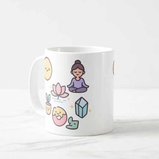 Schattigee Funny Food & Cat Mok (Voorkant links)