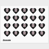 Schattigee Funny Pig Hamster Hart Sticker (Vel)