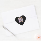 Schattigee Funny Pig Hamster Hart Sticker (Envelop)
