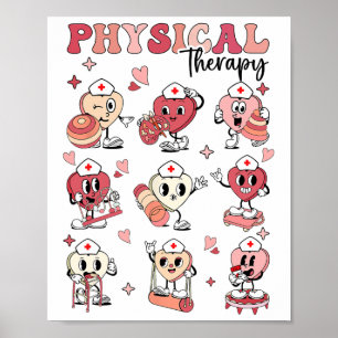 Schattigee fysiotherapie Valentijnsdag PT PTA Pedi Poster