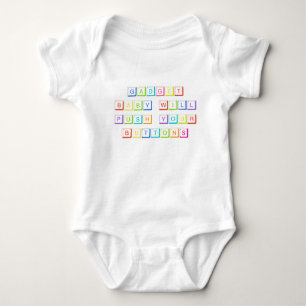 Schattigee gadget Baby zal je Buttonnen duwen Romper