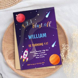 Schattigee Galaxy Theme voor meisjes Kaart