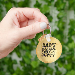 Schattigee Gaming Vaders Dag Cadeaus Voor Papa Cad Sleutelhanger