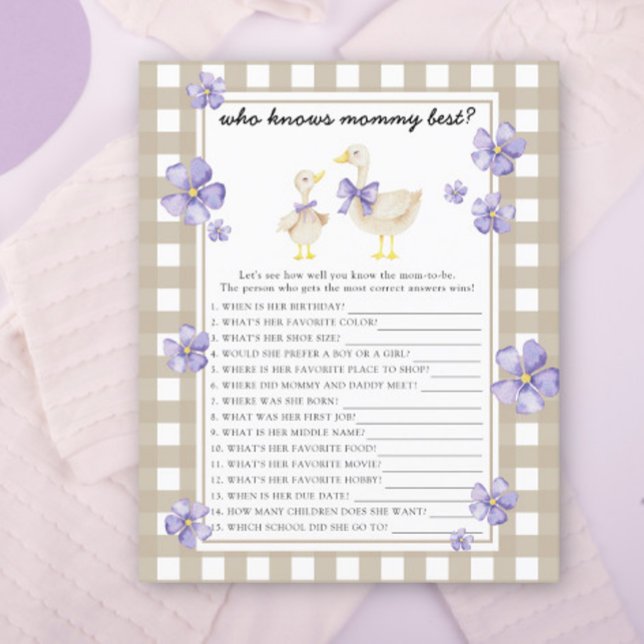 Schattigee gans - Wie kent mama het beste (Creator heeft geüpload)