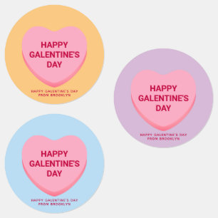 Schattigee geassorteerde conversatie harten Galent Labels