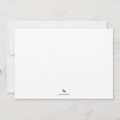 Schattigee Geboortekaart Fotokaart Aankondiging (Achterkant)