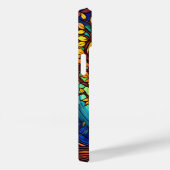 Schattigee gebrandschilderde glasboom van het leve Case-Mate iPhone case (Achterkant / Rechts)