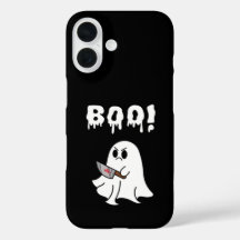 Schattigee geest "Boe!" Halloween iPhone case