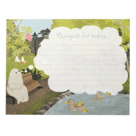 Schattigee geest - Duck vijverzomer Notitieblok