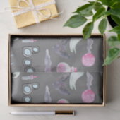 Schattigee geest en vleermuizen tissuepapier (Geschenk)