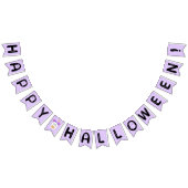 Schattigee geest Happy Halloween Bunting Flags Vlaggetjes (Alle)