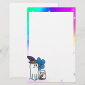 Schattigee geest Kurt Spoopyton Briefpapier (Voorkant / Achterkant)