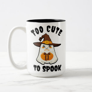 Schattigee geest te Schattige om Cartoon Halloween Tweekleurige Koffiemok