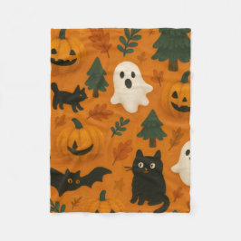 Schattigee geesten en pompoenen | Halloween fleece