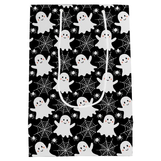 Schattigee geesten | Spinnen | Spider Webs Hallowe Medium Cadeauzakje (Achterkant)