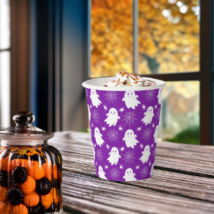 Schattigee geesten Spinnen Spider Webs Hallowe Papieren Bekers