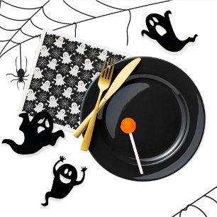 Schattigee geesten Spinnen Spider Webs Hallowe Servet