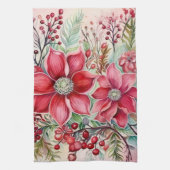 Schattigee  geïnspireerde Kerst Keuken Handdoek (Verticaal)