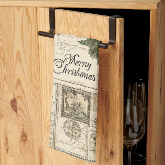 Schattigee  geïnspireerde Kerst Keuken Handdoek (Derde Gevouwen)