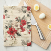 Schattigee  geïnspireerde Kerst Keuken Handdoek (Quarter Fold)
