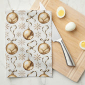 Schattigee  geïnspireerde Kerst Keuken Handdoek (Quarter Fold)