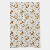 Schattigee  geïnspireerde Kerst Keuken Handdoek (Verticaal)