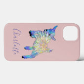 Schattigee Geitenspringillustratie Naam Case-Mate iPhone Case (Achterkant (horizontaal))