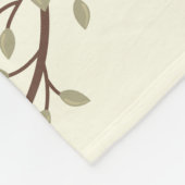 Schattigee Gele Bloemenkrans Baby Milestone Fleece Deken (Hoek)