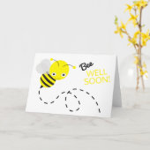 Schattigee gele hommel wordt snel beter kaart (Gele Bloem)