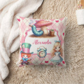 Schattigee gepersonaliseerde Alice in Wonderland Kussen (Deken)