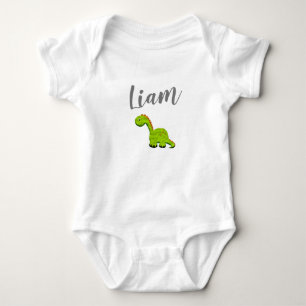 Schattigee gepersonaliseerde bodysuit met dino