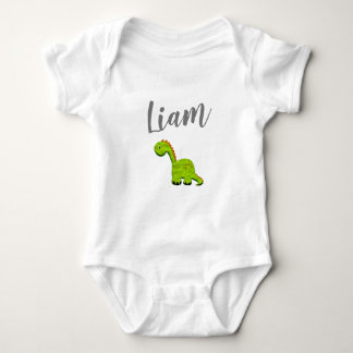 Schattigee gepersonaliseerde bodysuit met dino