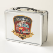 Schattigee Gepersonaliseerde Brandweerman Badge Ge (Achterkant)