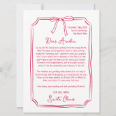 Schattigee gepersonaliseerde brief van Santa Kinde Feestdagenkaart (Voorkant)