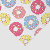 Schattigee gepersonaliseerde donut shop tissuepapier (Detail)