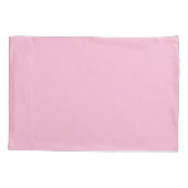 Schattigee gepersonaliseerde één foto roze kussensloop (Achterkant)