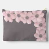 Schattigee gepersonaliseerde grote roze-taupe papa etui (Achterkant)