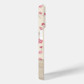 Schattigee gepersonaliseerde houten bloemenscript Case-Mate iPhone case (Achterkant / Rechts)