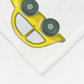 Schattigee gepersonaliseerde Kinder auto Fleece Deken (Hoek)