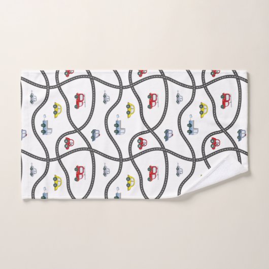 Schattigee gepersonaliseerde kleine Kinder auto Bad Handdoek (Handdoek)