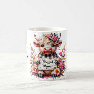 Schattigee gepersonaliseerde Moederdag-offerte/Koe Koffiemok
