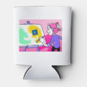 Schattigee gepersonaliseerde mok blikjeskoeler (Voorkant)